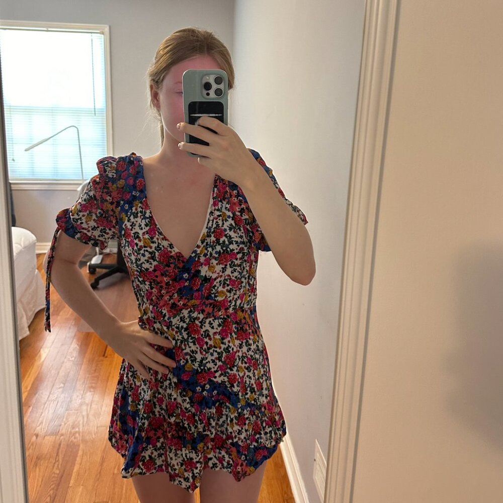 Majorelle Floral Dress